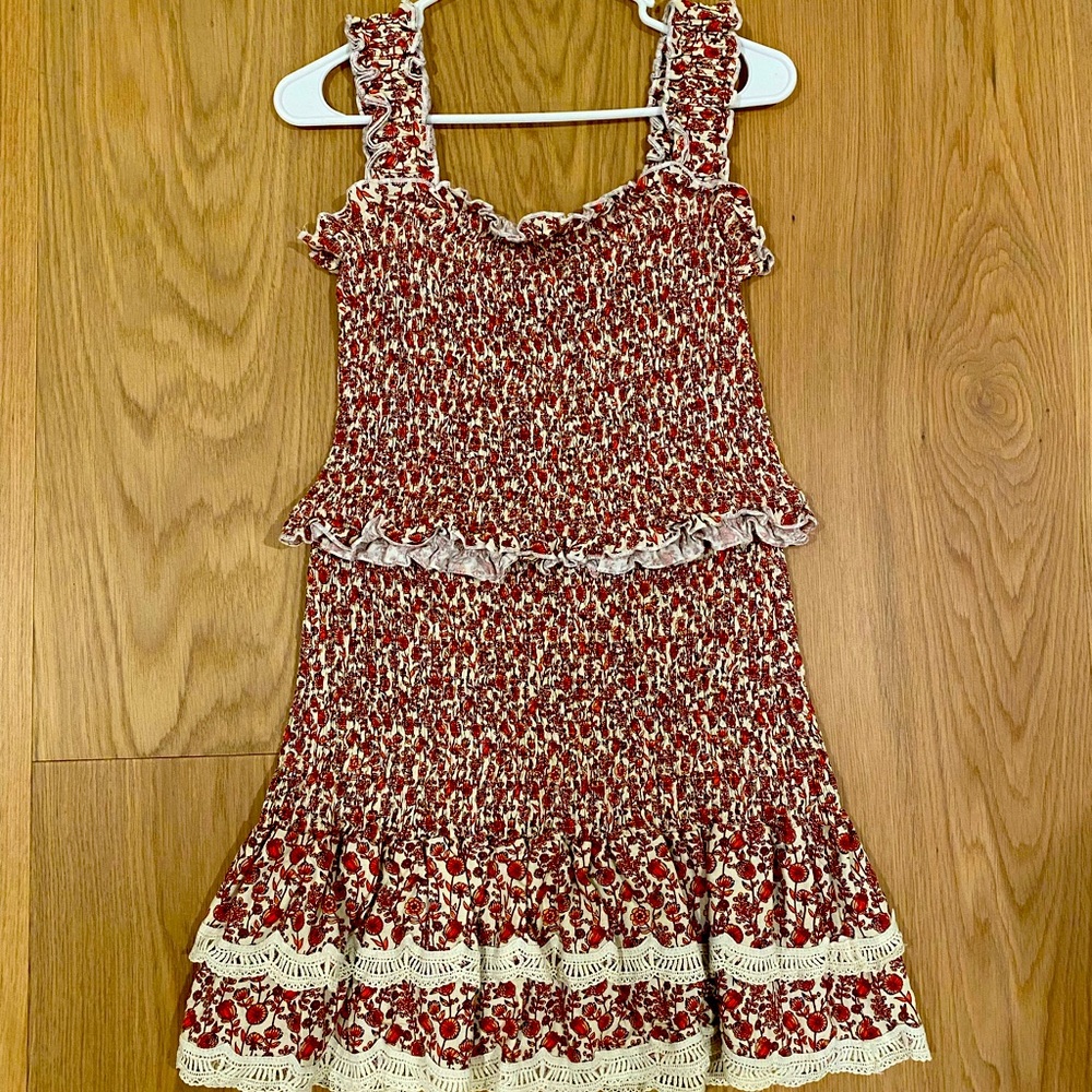 Moodie flower Eyelet set, Size Medium